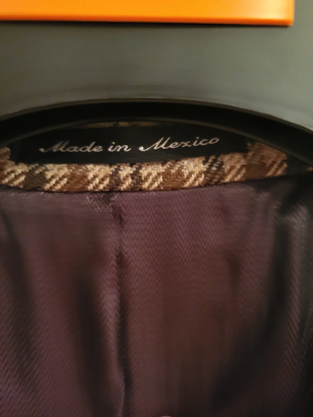Austin Reed Brown and Tan Glen Plaid Sport Coat - Picture 2 of 6